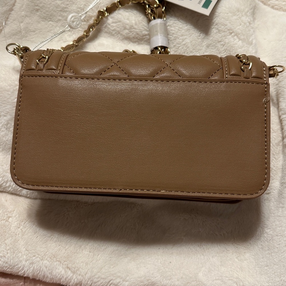 Valentino Taupe Crossbody Quilted Thin Strap NWT - Picture 10 of 10